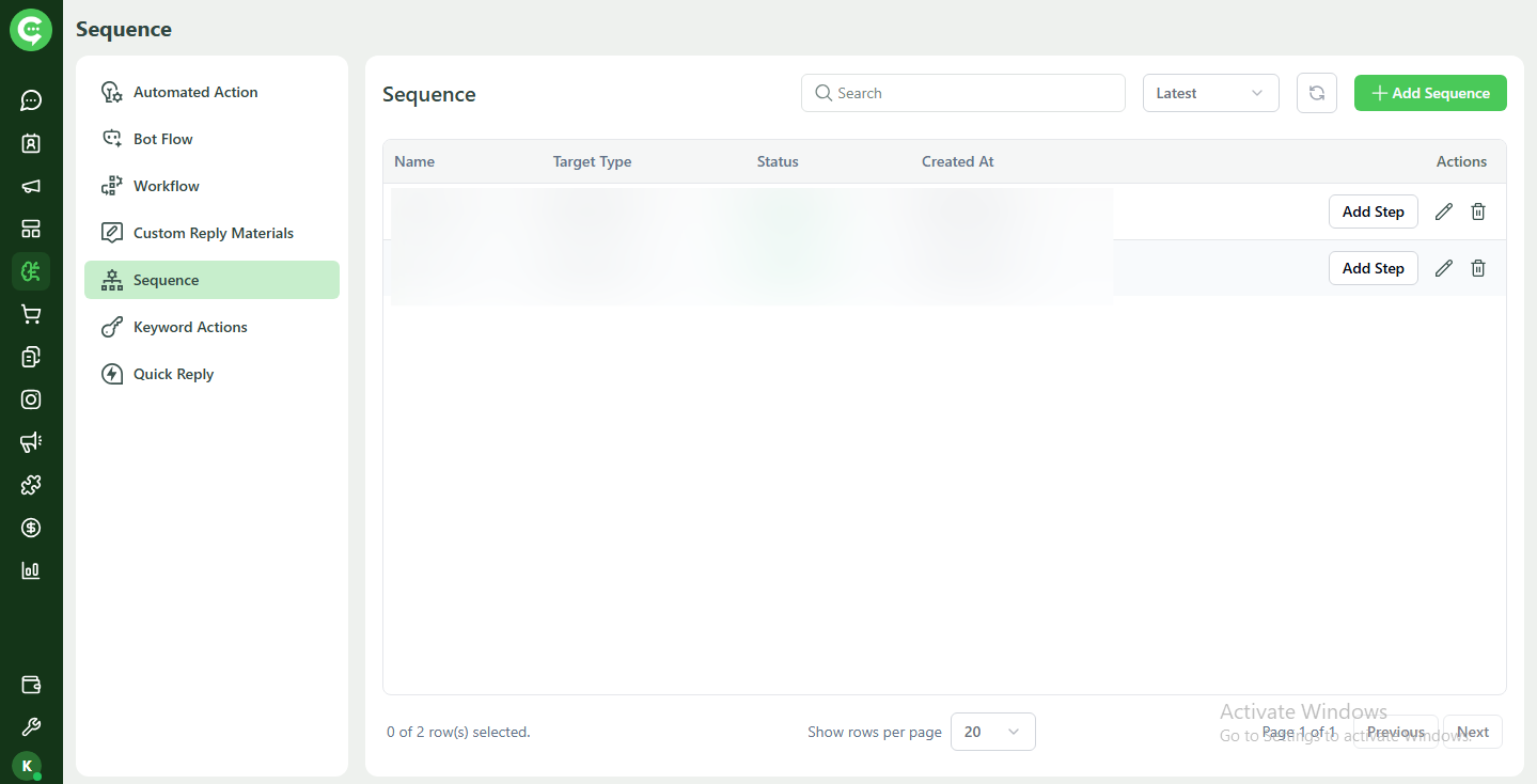 Open Sequence in KWIC Automations
