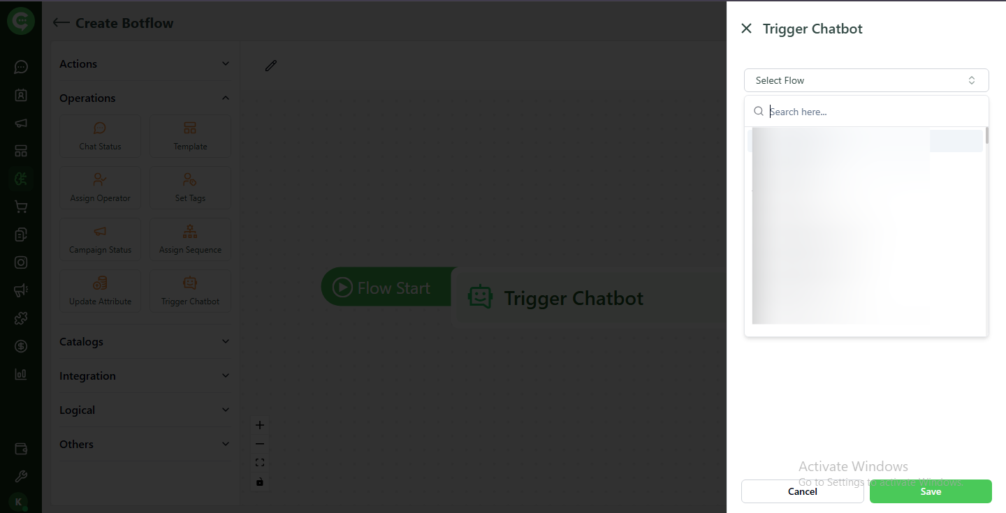 Update Attribute result preview in KWIC BotFlow